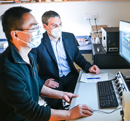 Dr. Francois Jean and Dr. Guang Gao 