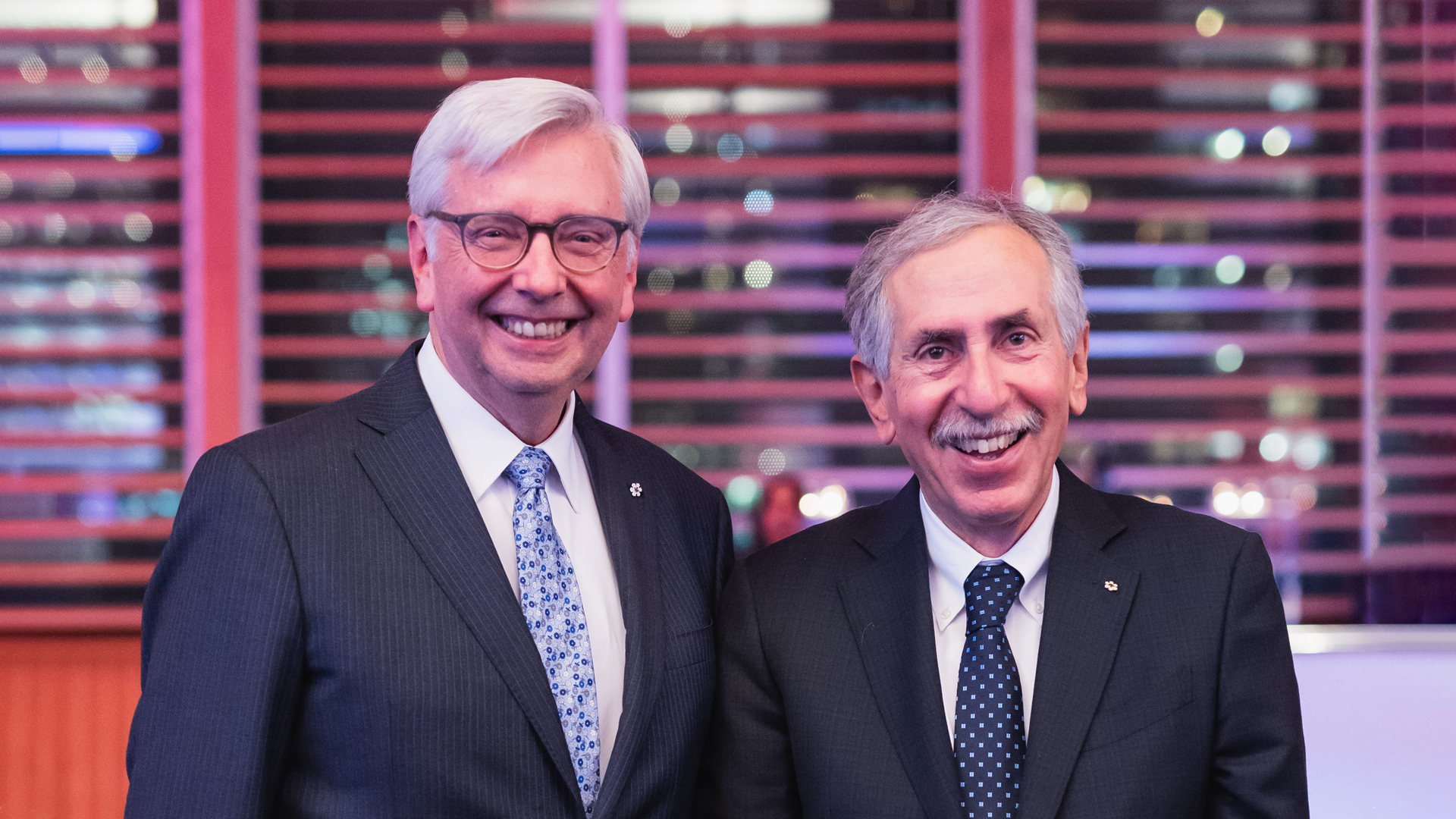 Stephen Toope, President & CEO of CIFAR and Alan Bernstein, President Emeritus