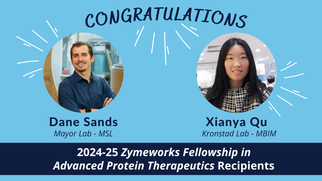 Zymeworks Fellowship recipients